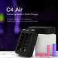 ISDT C4 Air Quick Battery Charger, 6 Slots USB C Household Battery Charger with Bluetooth APP Connection Function