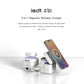 ISDT  zip Magsafe Charger Stand,3 in 1 Wireless Magsafe Charger with 2x33W USB C Charge Ports for iPhone/Apple Watch/iPad/iPod,Portable Magsafe Charger for Home/Travel/Camp etc.