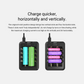 ISDT C4 Air Quick Battery Charger, 6 Slots USB C Household Battery Charger with Bluetooth APP Connection Function