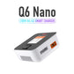 ISDT Q6 Nano Lipo Battery Charger Discharger DC 200W 8A Smart RC Battery Charger for 2~6S Lithium LiHv LiIon LiFe NiMH Ni-Cd/Pb Lipo Battery Balance Charger, with LCD Display, White